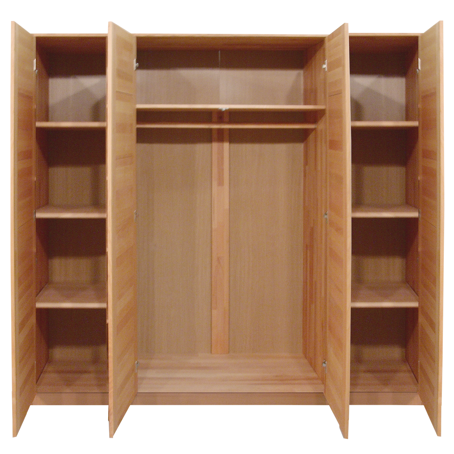 Kleiderschrank +versch. Breiten +Spiegel +Massivholz Front
