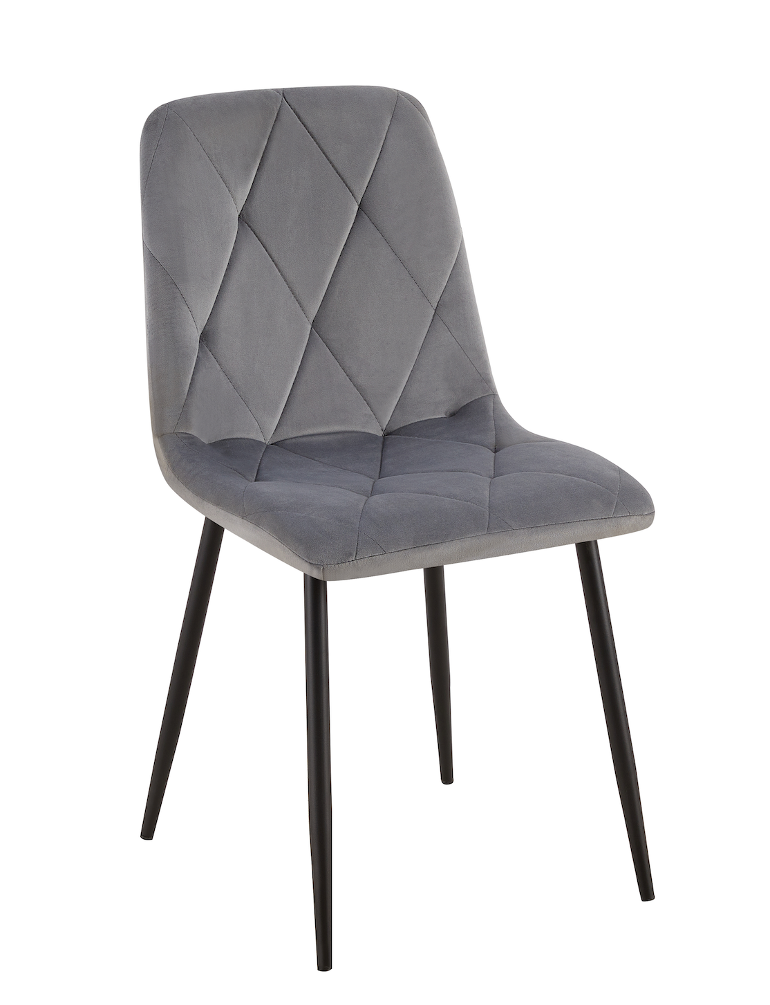 Stuhl Esszimmerstuhl +Samtstoff +Metallfuß +AUF LAGER!