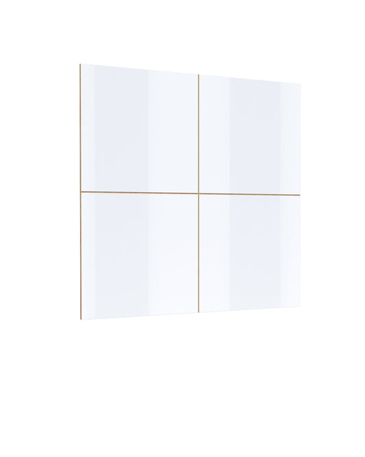 Wohnwand Wandpaneel 4 platten (aus Set) +Waton Eiche