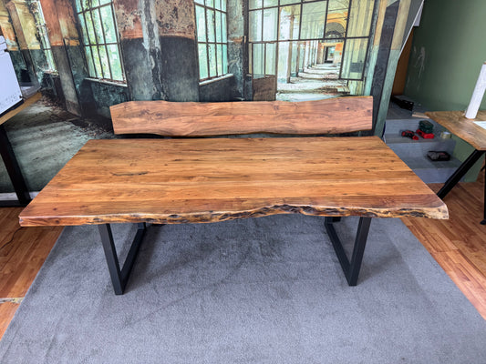 Esstisch Akazie +echte Baumkante +verschiedene Größen +Neu auf Lager