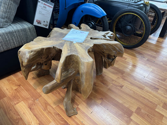Couchtisch +Wurzelholz +Teak +Neu auf Lager