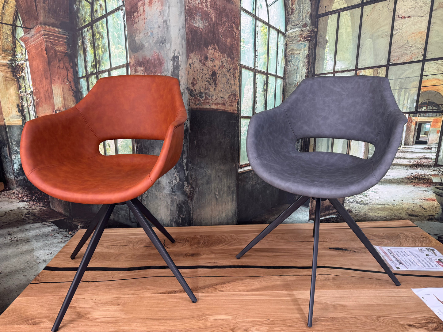 Stuhl +Metallgestell +360° Drehfunktion +vers. Farben +Neu auf Lager