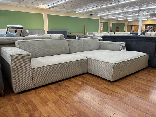 Sofa BIG Sofa Wohnlandschaft + Rückentiefen verstellbar + Cord Stoff