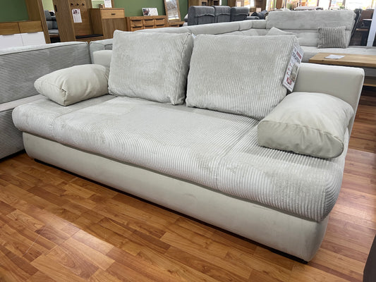Schlafsofa Sofa + Bettfunktion + Stauraum + Cord Stoff