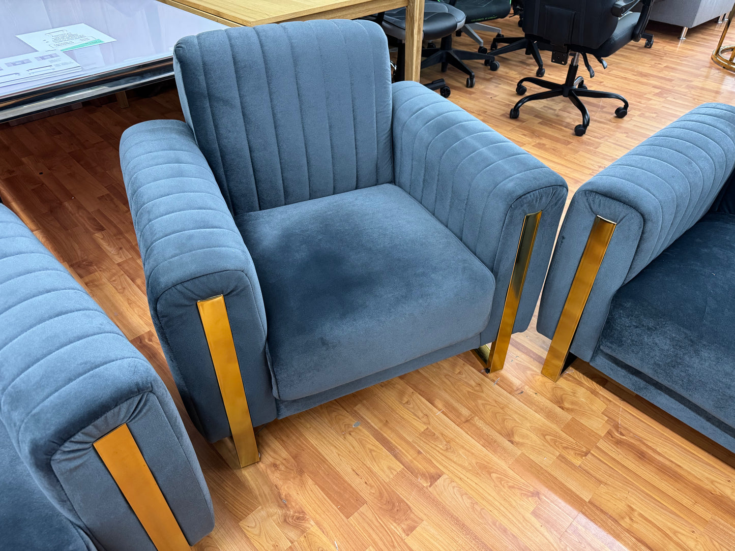 Sofa Couch Wohnlandschaft +Bettfunktion +Stauraum +Samtvelours