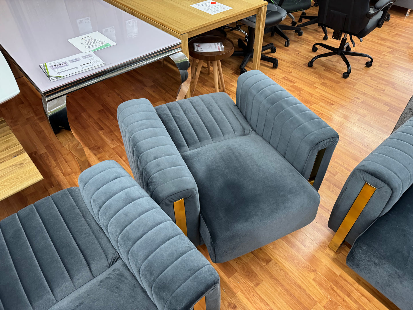 Sofa Couch Wohnlandschaft +Bettfunktion +Stauraum +Samtvelours