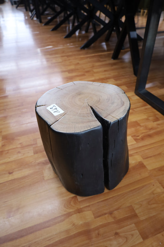 Beistelltisch Baumstamm + Echt Holz +Massivholz  + EINZELSTÜCK