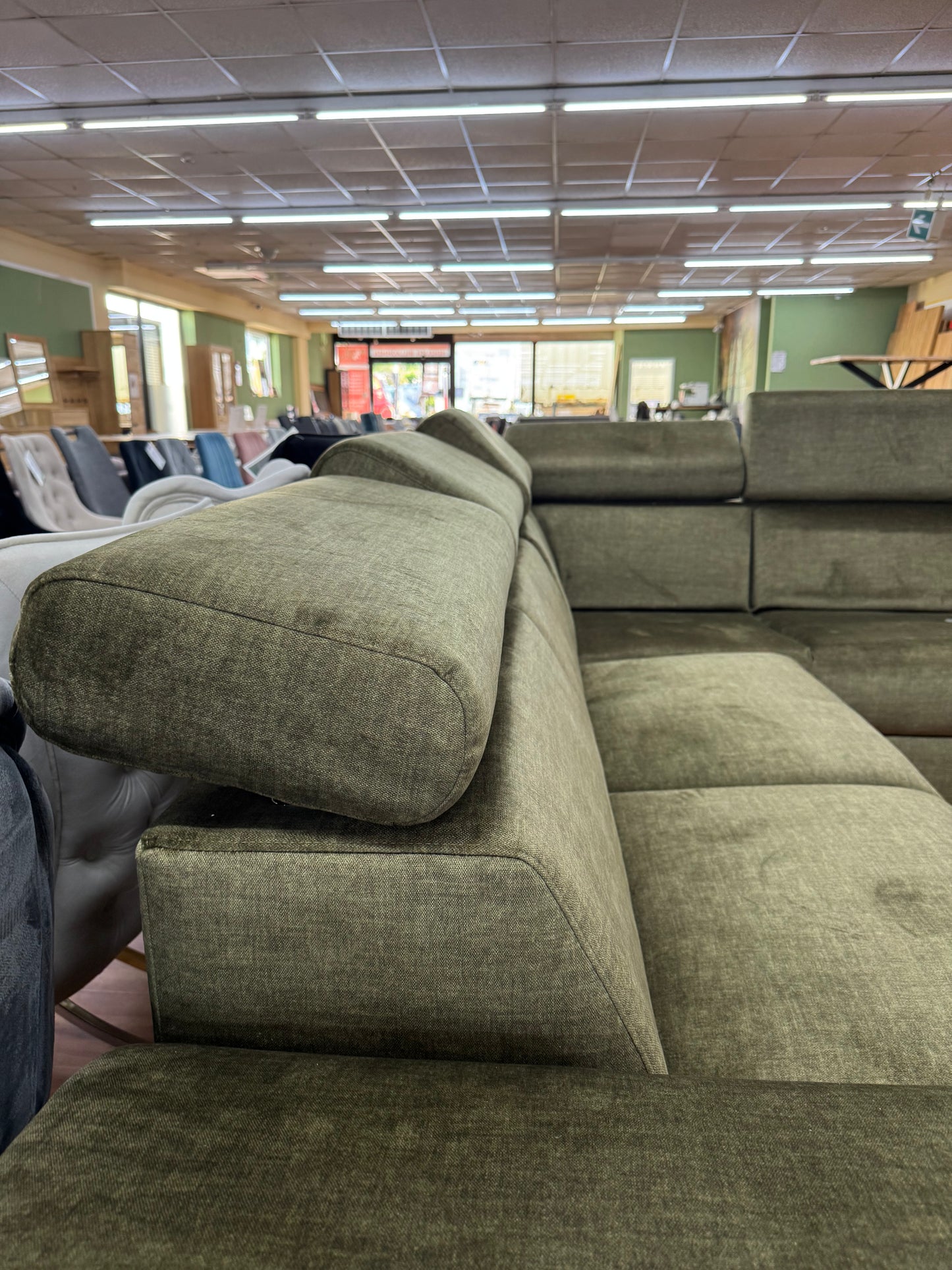 Sofa Couch Wohnlandschaft +Bettfunktion +Stauraum +Hocker