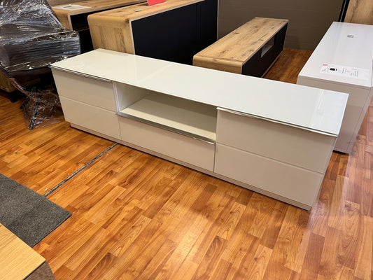 TV Unterschrank + Glasauflage + Softclose