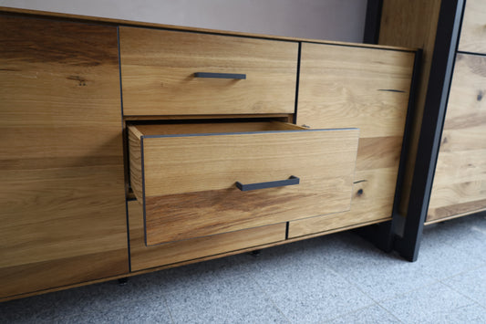 Kommode + Soft-Close + Front Furniert + großer Stauraum