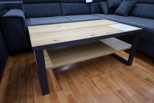 Couchtisch + Alt Eiche + Echt Holz Furnier + zusätzliche Ablage