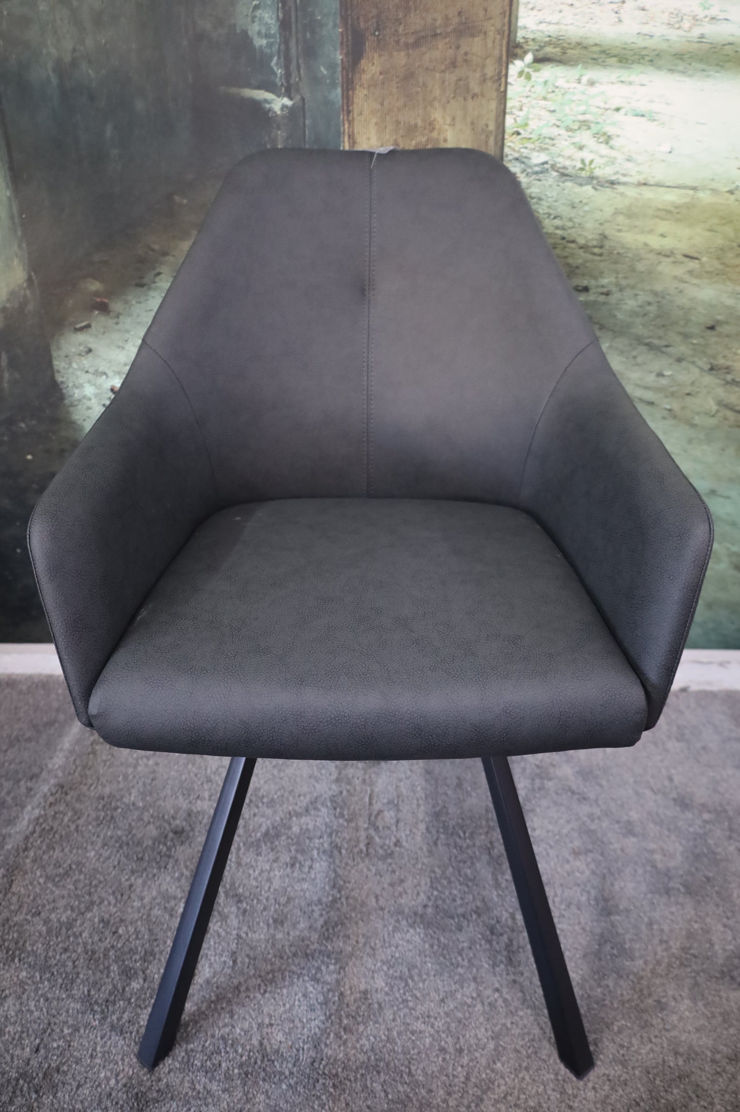 Esszimmerstuhl Stuhl 180° drehbar +Rückdrehfunktion +Kunstleder