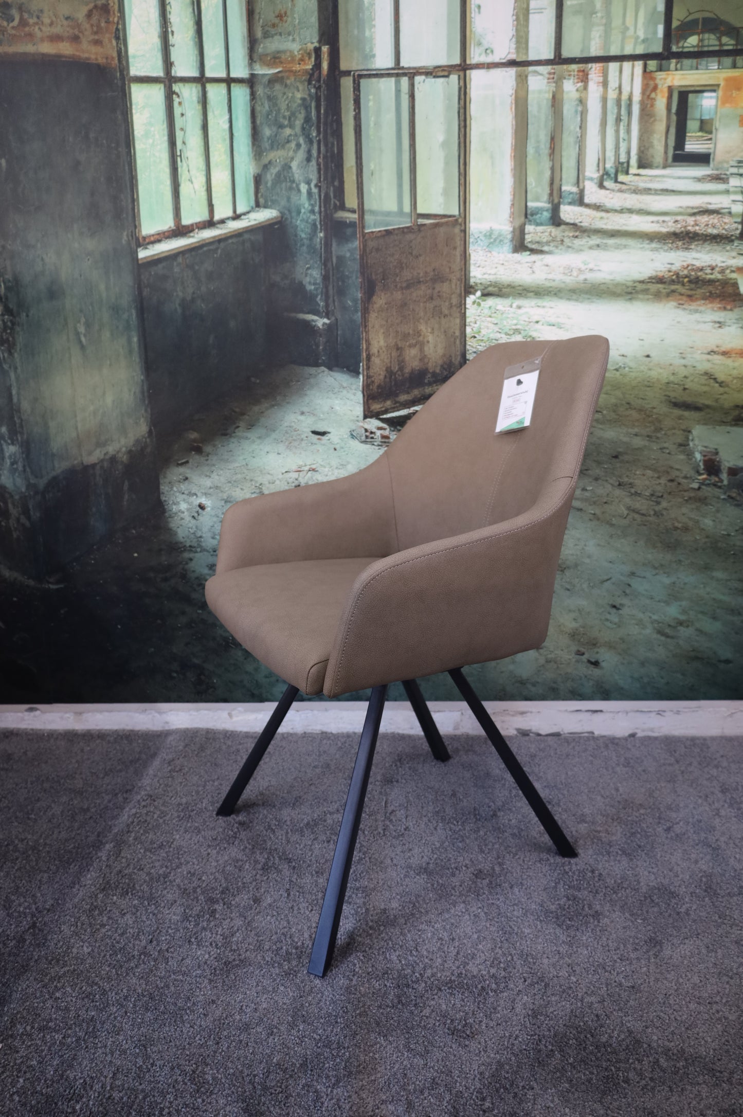 Esszimmerstuhl Stuhl +180° drehbar +Rückdrehfunktion +Kunstleder