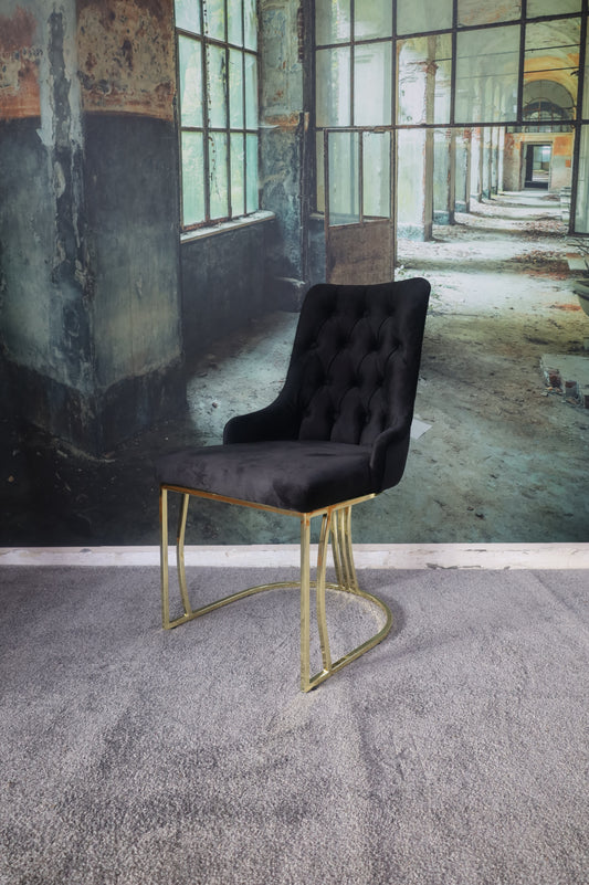 Esszimmerstuhl Stuhl +mehrere Farben wählbar +Samtstoff