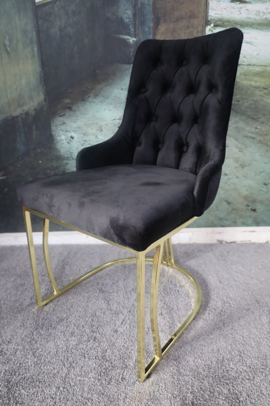 Esszimmerstuhl Stuhl +mehrere Farben wählbar +Samtstoff