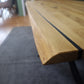 Esstisch Tisch +Epoxidharz +mehrere Größen wählbar +Gedrehtekante