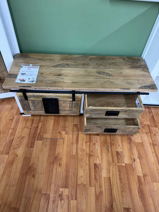 Bank TV-Board Kommode +Mango Massiv +Industrial Look +verschiedene Varianten