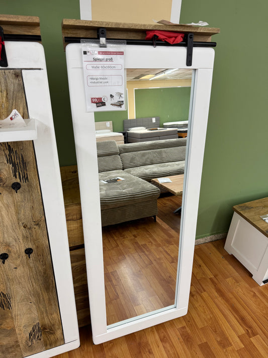 Spiegel +Mango Massiv +Industrial Look +verschiedene Varianten