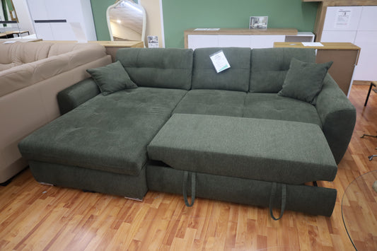 Sofa Couch Wohnlandschaft +links und rechts aufbaubar+Bettfunktion