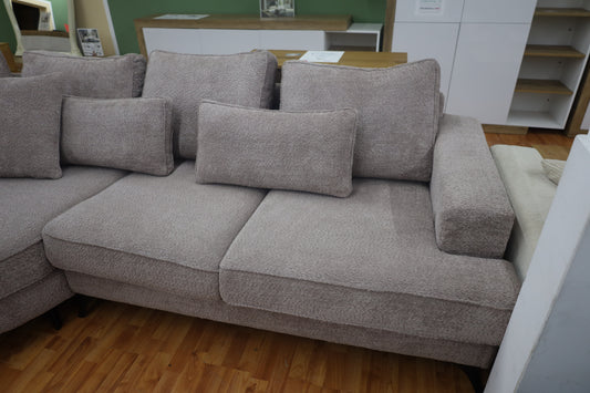 Sofa Couch Wohnlandschaft +Kissen +Teddystoff