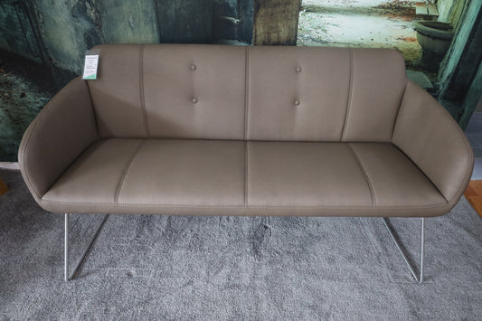 Sitzbank Bank Esszimmerbank+Edelstahl Gestell+2 wählbar+Polster