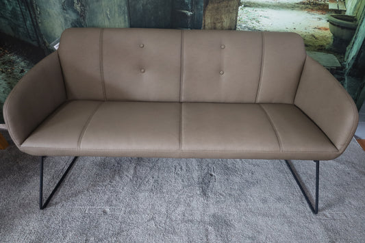 Sitzbank Bank Esszimmerbank+Edelstahl Gestell+2 wählbar+Polster