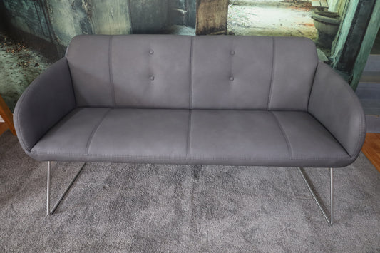 Sitzbank Bank Esszimmerbank+Edelstahl Gestell+2 wählbar+Polster