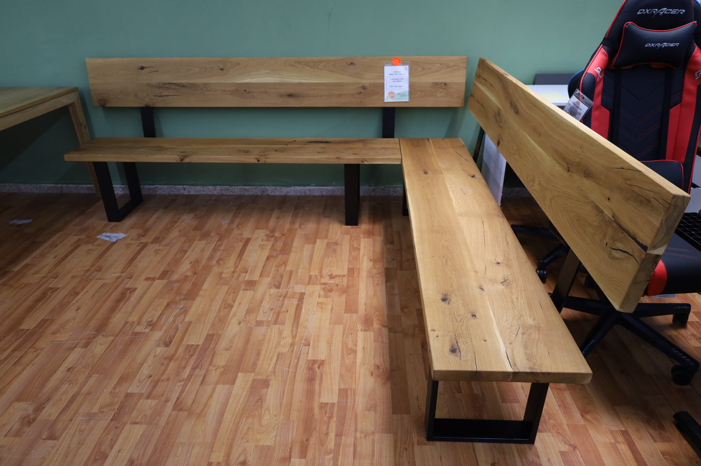 Eckbank + Vollmassiv Eiche + 4cm Massiv Kante + Neu auf Lager