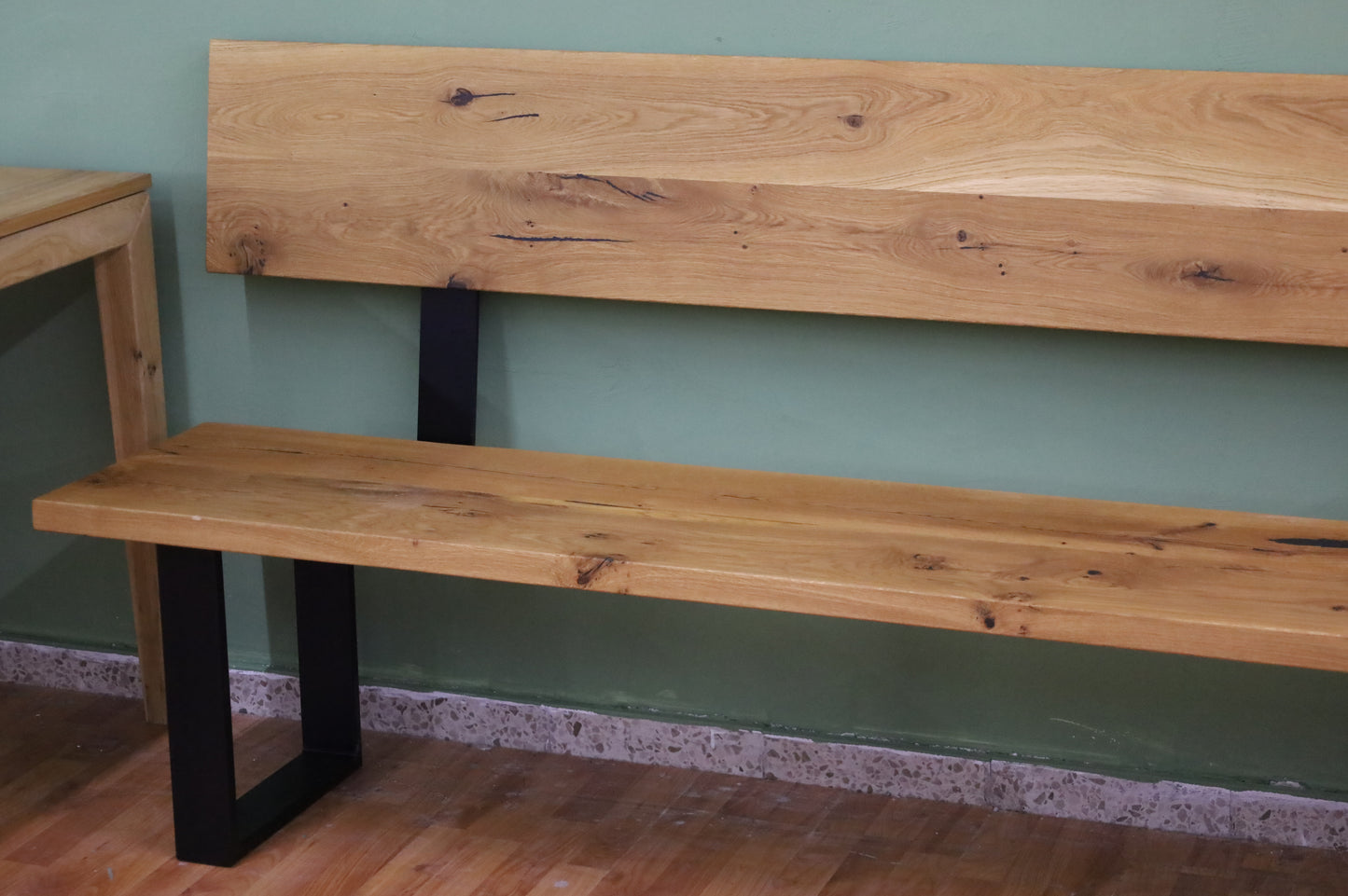 Eckbank + Vollmassiv Eiche + 4cm Massiv Kante + Neu auf Lager