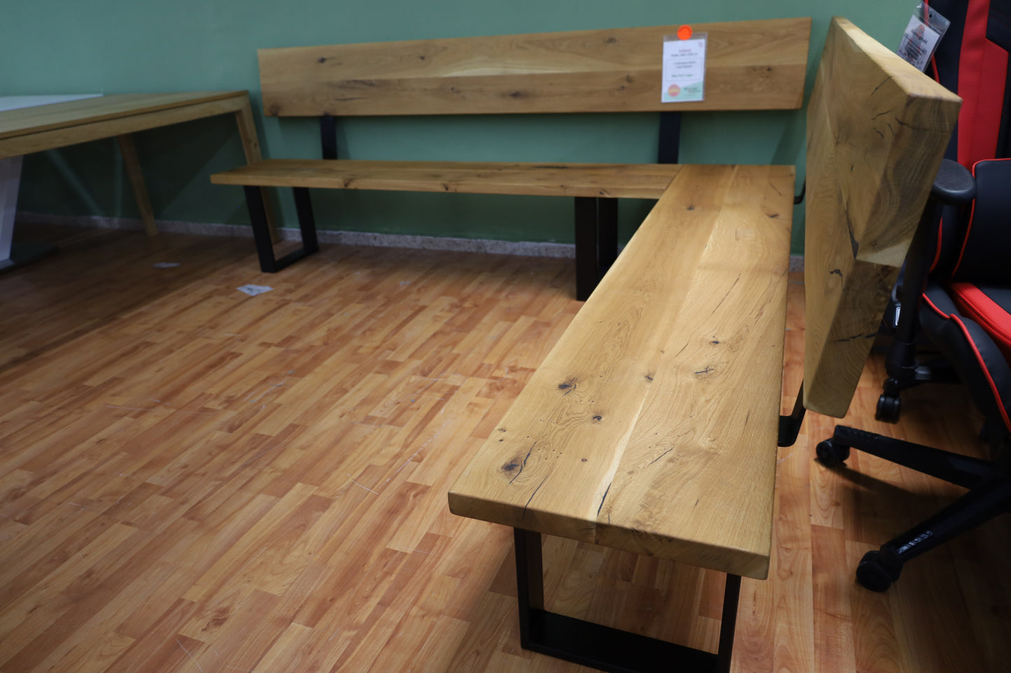Eckbank + Vollmassiv Eiche + 4cm Massiv Kante + Neu auf Lager