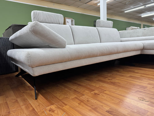 Sofa Couch Wohnlandschaft +Rückentiefenverstellung +Kopfstützenwechselbar +Armlehnenverstellung