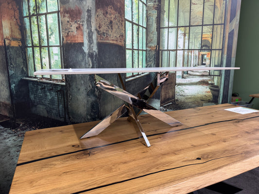 Couchtisch Tisch Wohnzimmertisch +Marmoroptik +Metallgestell +Neu auf Lager