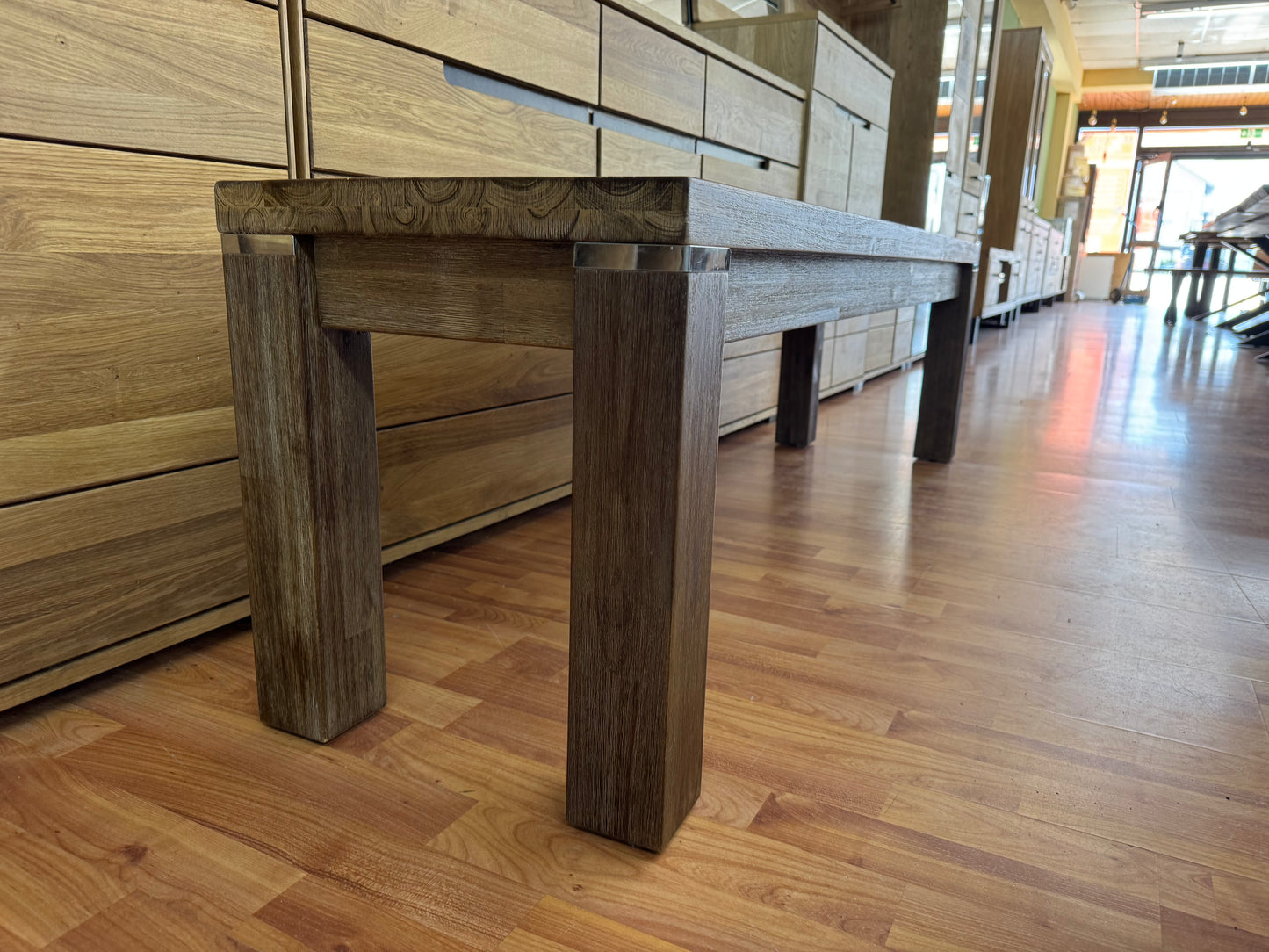 Sitzbnak Bank +Einzelstück +Akazie +Vollmassiv