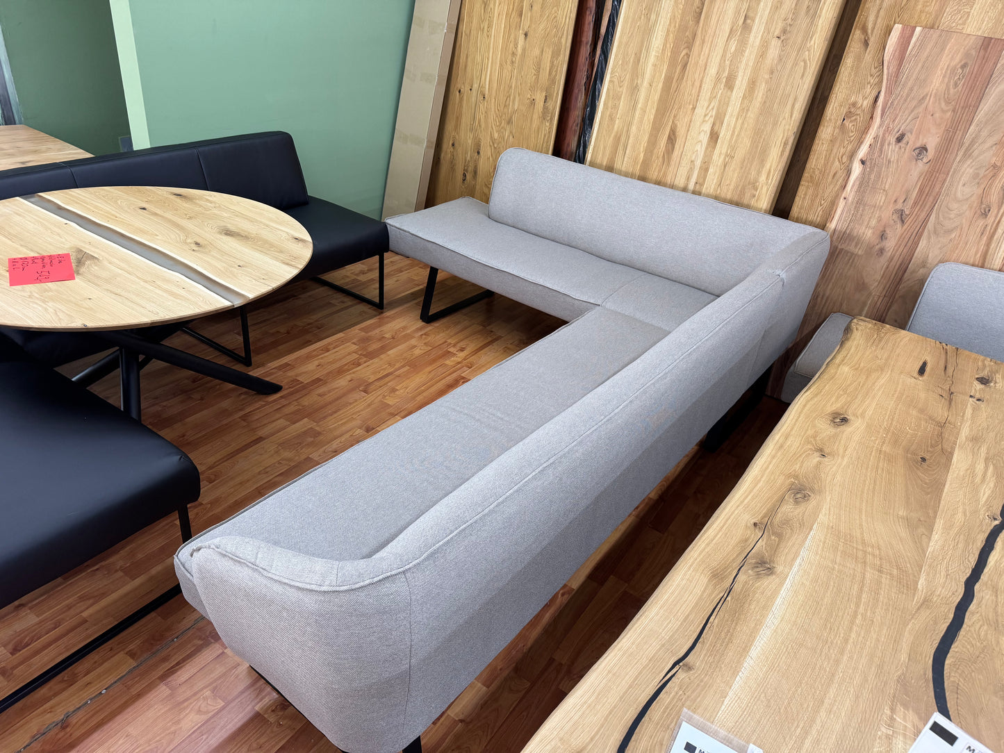 Eckbank Bank Stuhl Stühle +vers. Größen +Metallgestell +160x255cm
