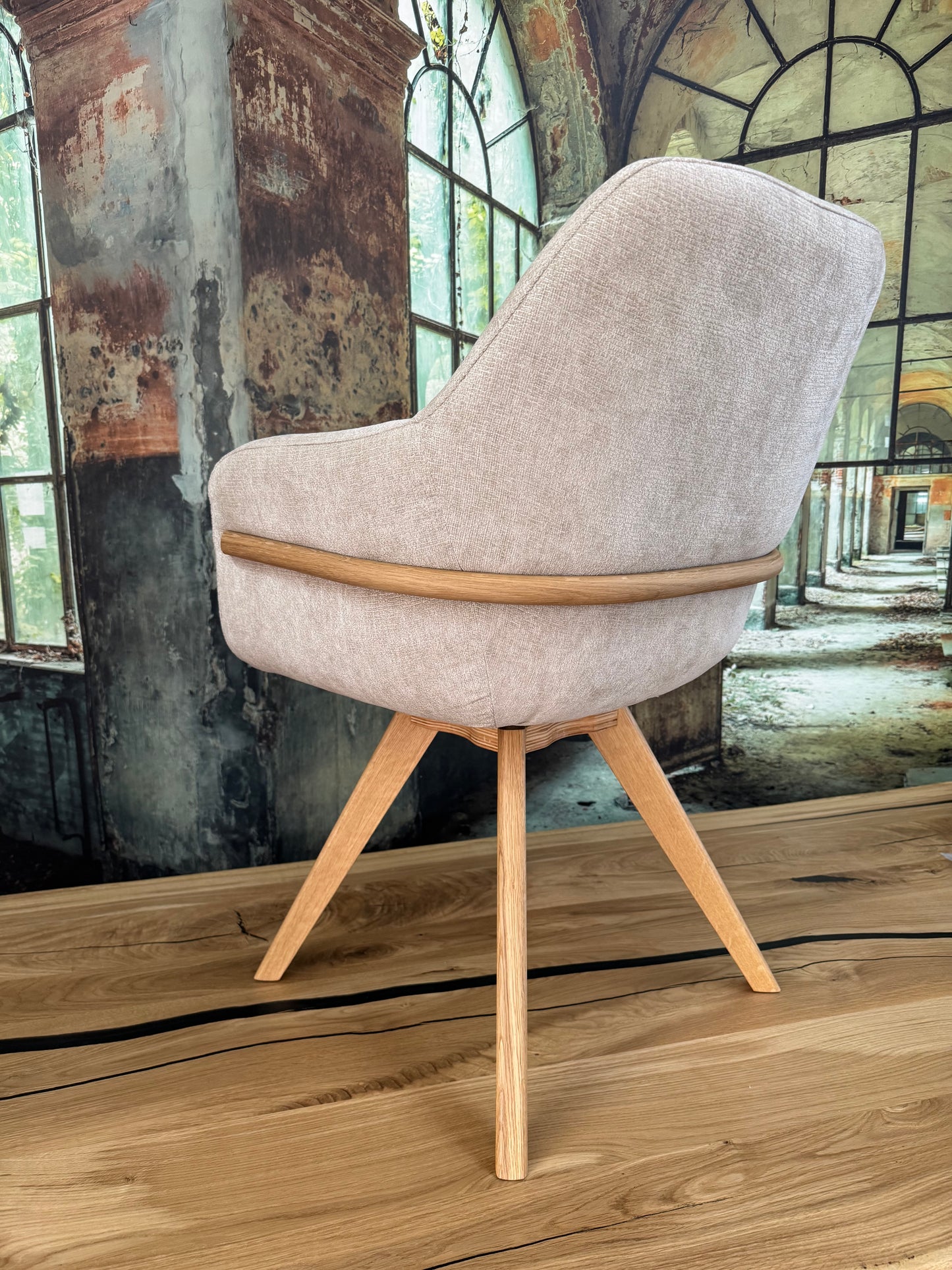 Esszimmerstuhl Stuhl Stühle +Holzdekor +Dreh-Rück-Funktion +extra dick gepolstert +Massivholzfüße +verschiedene Farben +Neu auf Lager