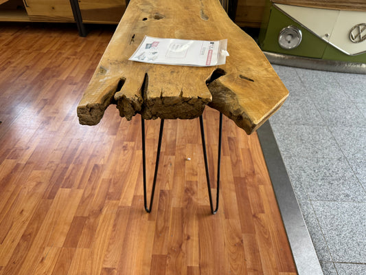 Konsole +echte Baumkante +Echtholz +Massivholz +Teak +Metallgestell +Neu auf Lager