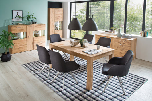 Stuhl Esszimmer + Edelstahlgestell+NEU AUF LAGER + modernes aussehen