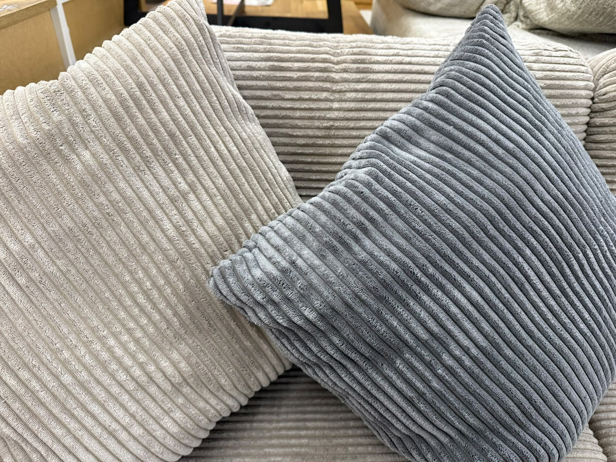 Sofa Couch Wohnlandschaft +Cord +vers. Farben +Kissen