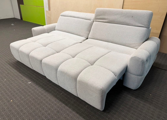 Sofa Couch + Elektrische Tiefe verstellbar + Kopfteile verstellbar