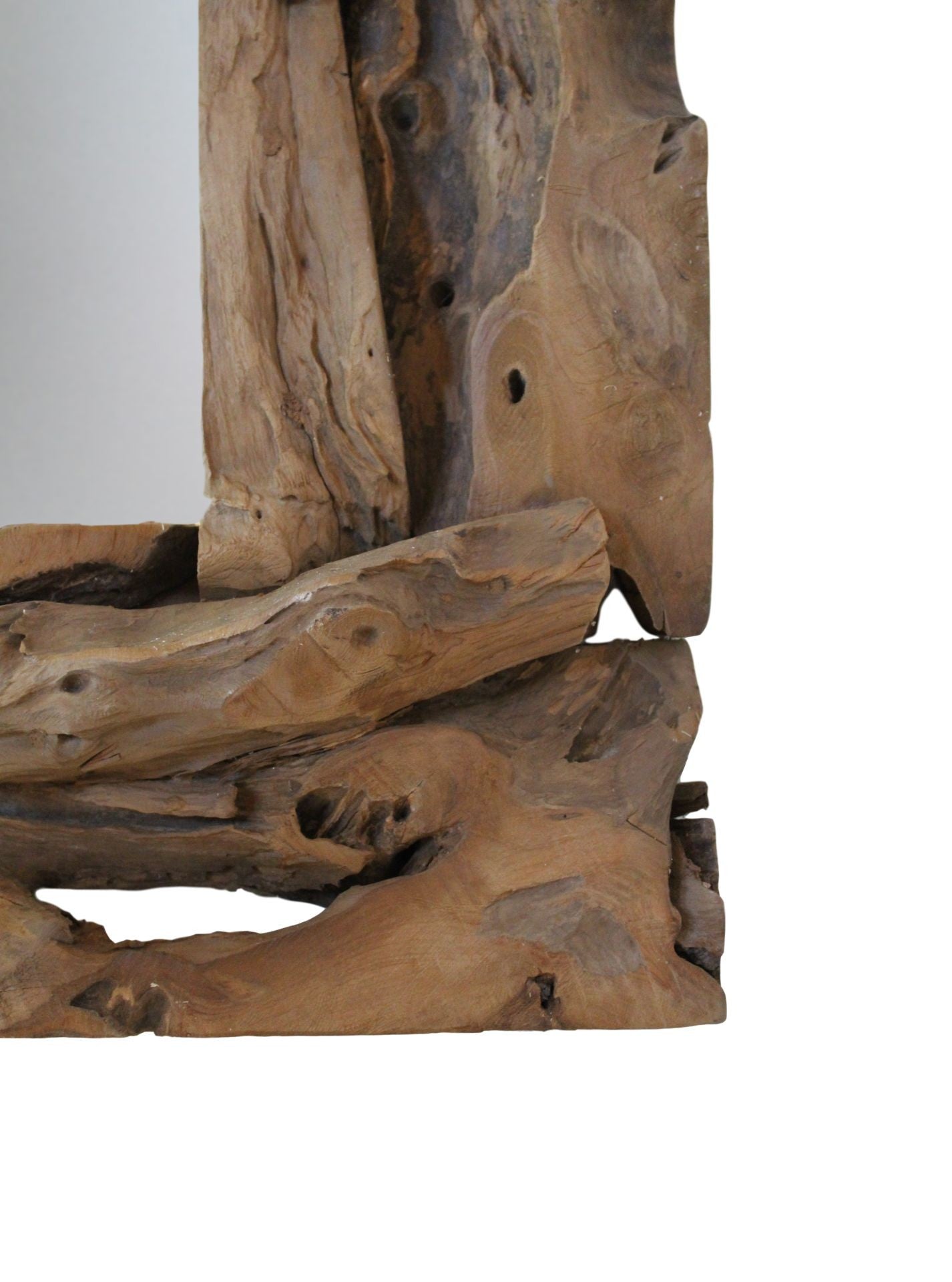 Spiegel Massivholz Teak