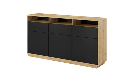 Sideboard Kommode Vitrine + Einlegebodenkanten + Soft Close