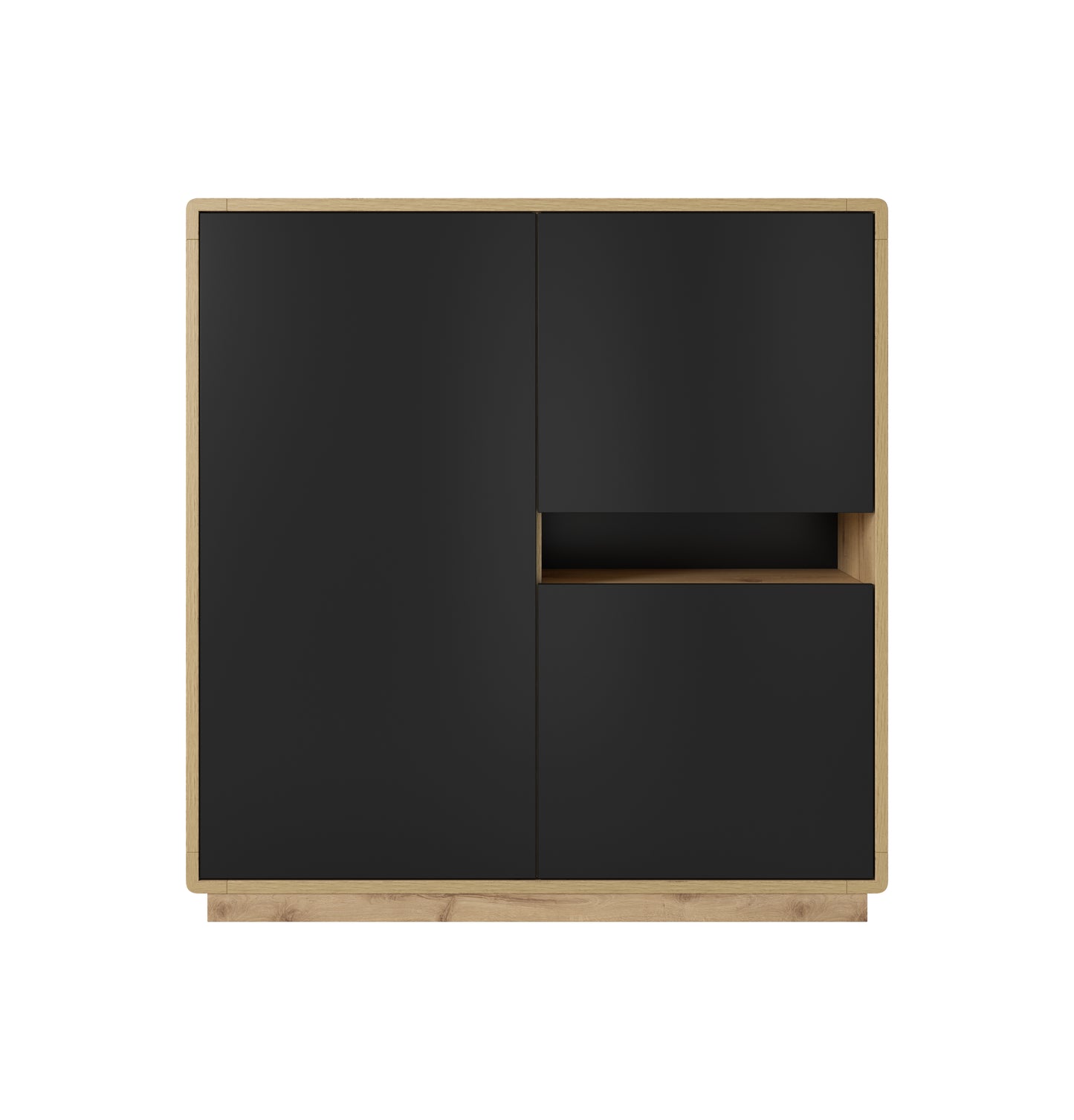 Hochkommode Kommode Vitrine +Einlegebodenkanten +Soft Close