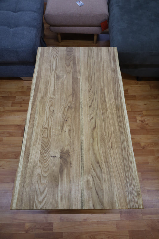 Couchtisch Tisch + Massivholz Eiche + Ablage + Neu auf Lager