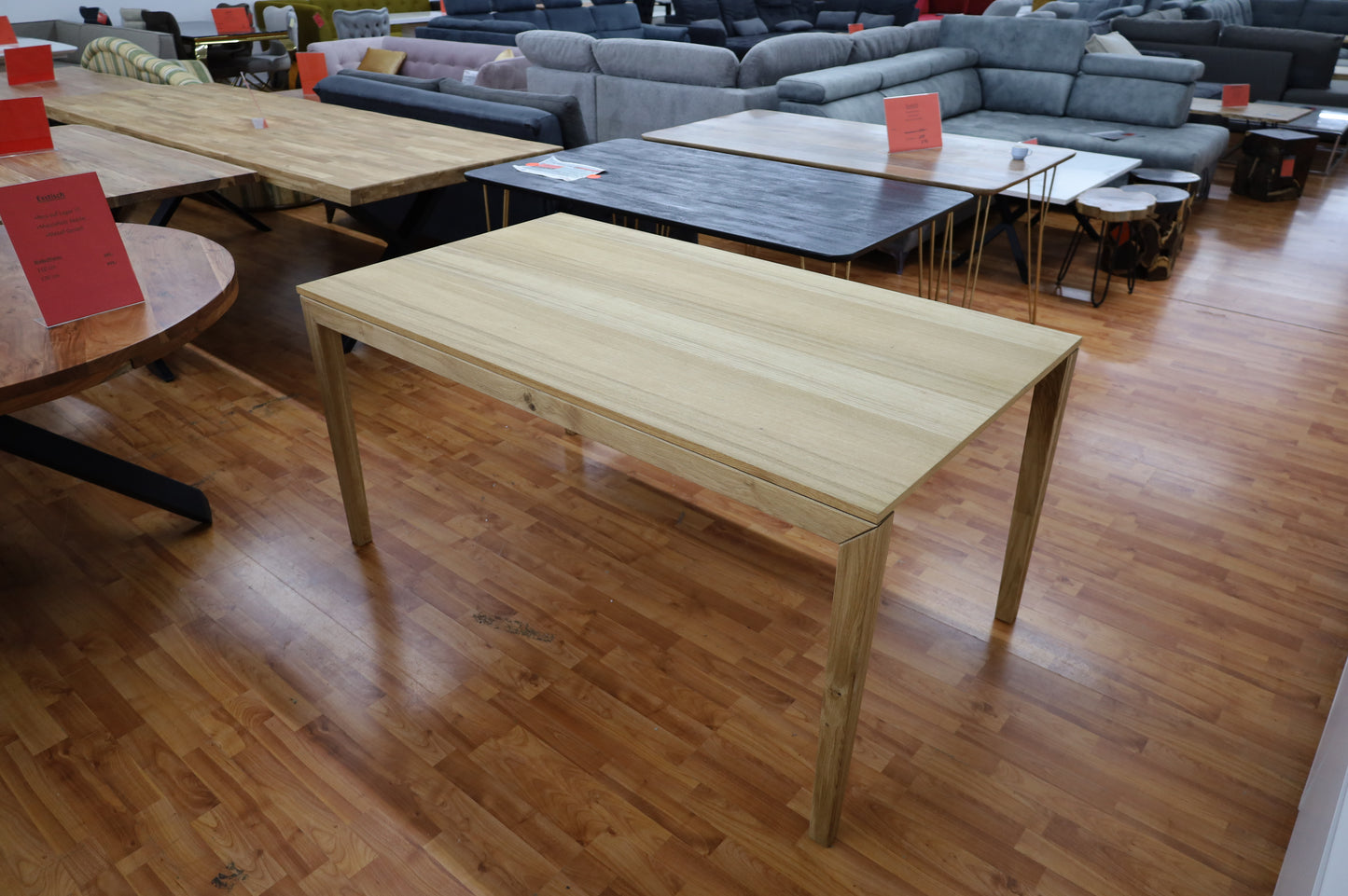 Esstisch Tisch + Füße Massivholz Eiche + Neu auf Lager