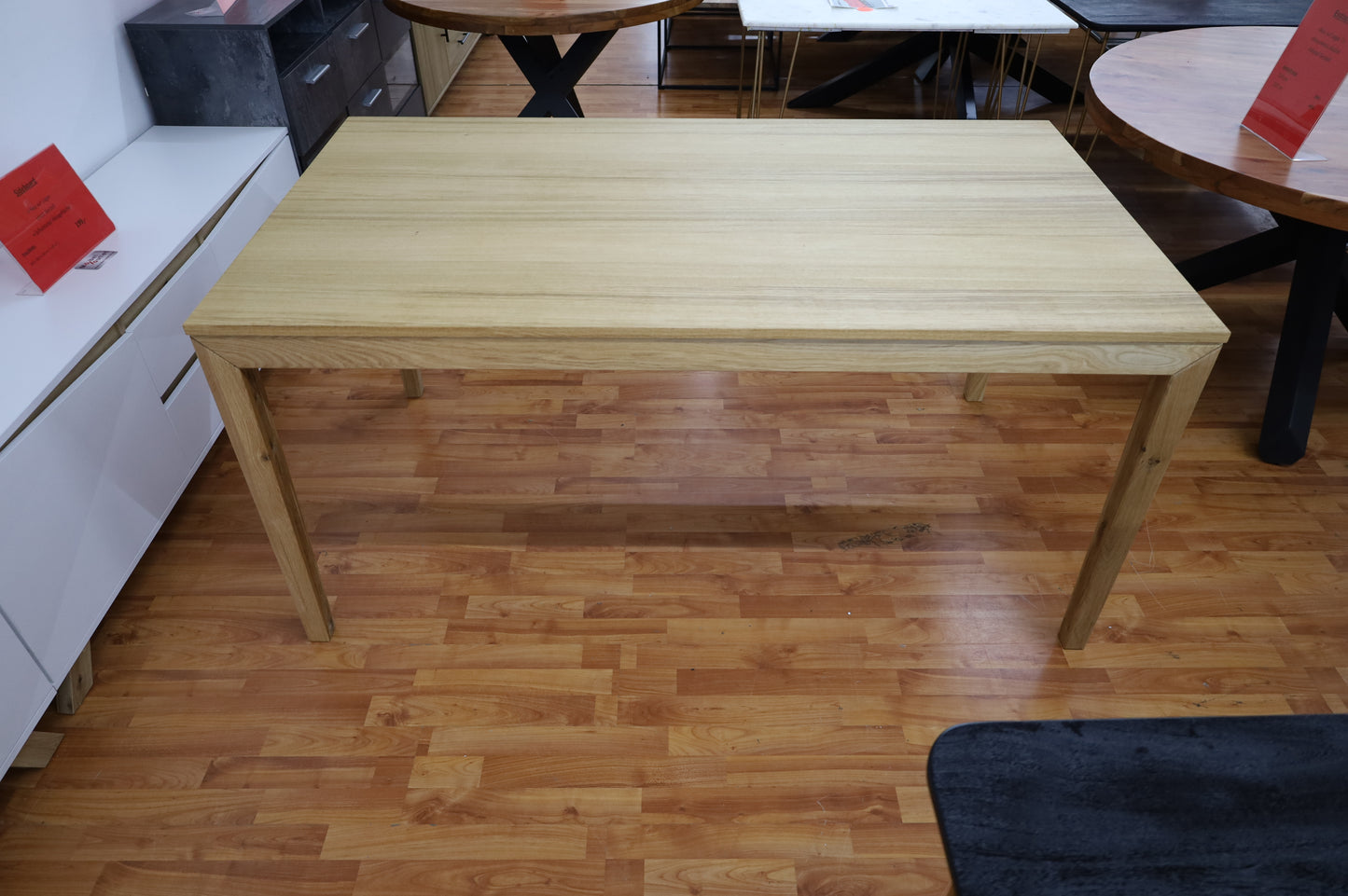 Esstisch Tisch + Füße Massivholz Eiche + Neu auf Lager