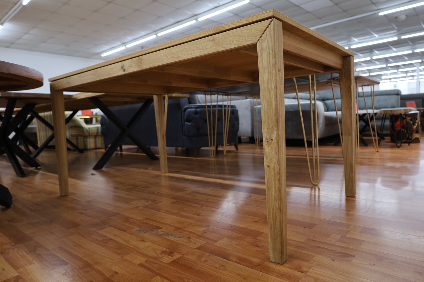Esstisch Tisch + Füße Massivholz Eiche + Neu auf Lager