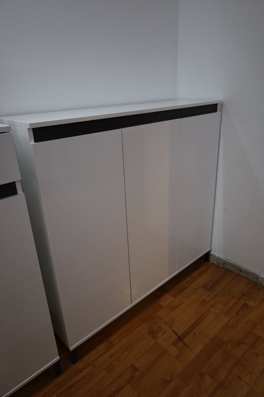 Schuhschrank kommode + Hochglanz + Fachböden