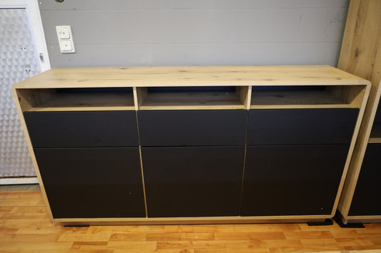 Sideboard Kommode Vitrine + Einlegebodenkanten + Soft Close