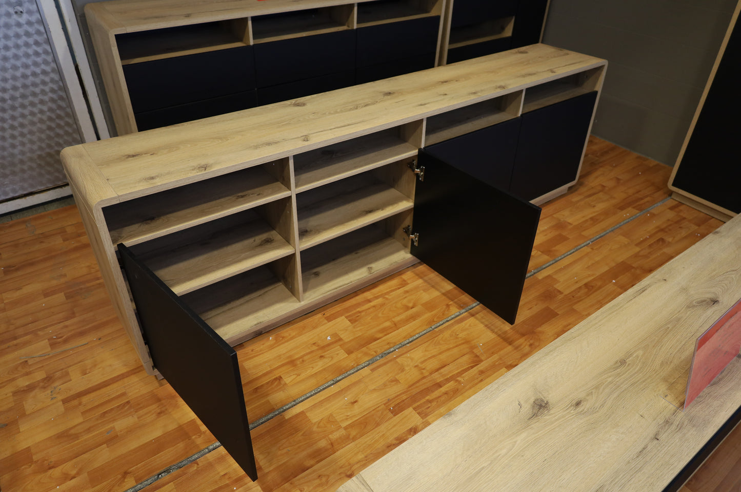 Sideboard Kommode Vitrine + Einlegebodenkanten