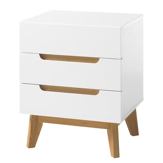 Nachttisch Nachtkommode Kommode +Schubkasten +Holzfüße +Eiche Dekorelemte +Neu auf  Lager